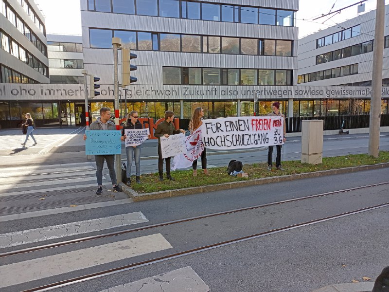 RFS bei Protestaktion gegen Bildungsminister Faßmann